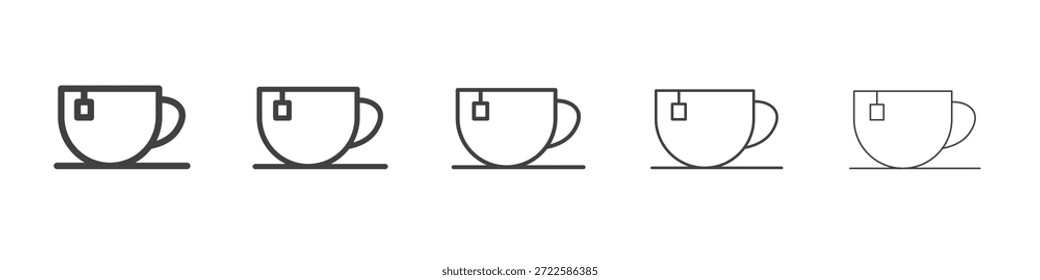 Hot tea icon design, logo, app, UI. Vector illustration, EPS