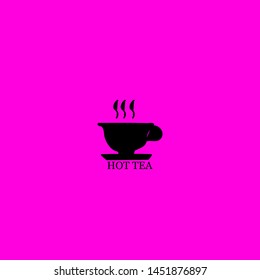 hot tea icon sign signifier vector