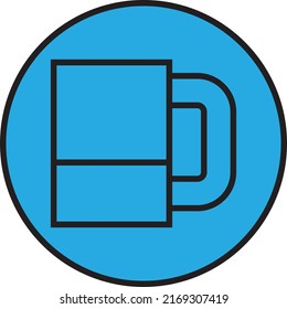 Hot tea, illustration, vector on a white background.