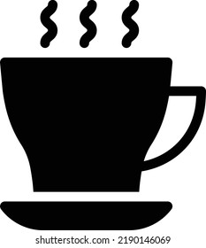 hot tea Vector illustration on a transparent background.Premium quality symbols.Glyphs vector icon for concept and graphic design.