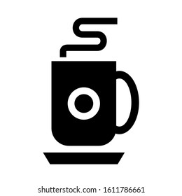 hot teacup icon isolated sign symbol vector illustration - high quality black style vector icons
