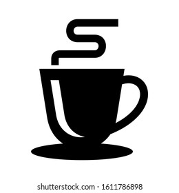 hot teacup icon isolated sign symbol vector illustration - high quality black style vector icons
