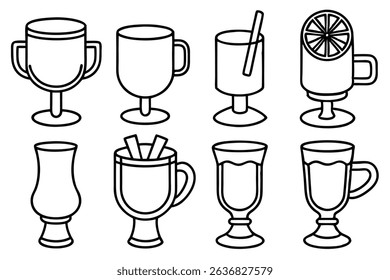 Hot Toddy Line Art Creative Design for Illustration and Artwork (1)