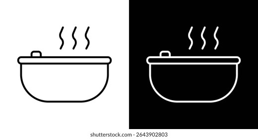 Hot tub icon Graphic vector set for ui design