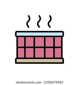 Hot Tub Icon Vector Illustration