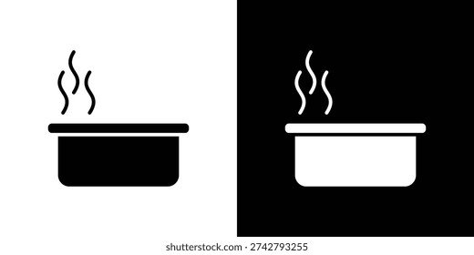 Hot tub icons element set. Collection of black icons.