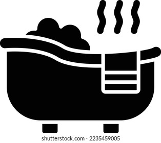 Hot Tub Vektorsymbol. Kann für Druck-, Mobil- und Web-Anwendungen verwendet werden.