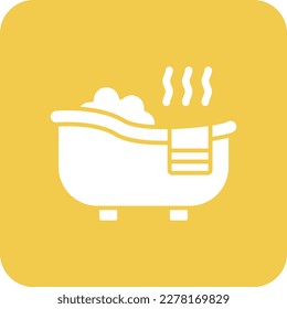 Icono vector de Tub caliente. Se puede usar para imprimir, móviles y aplicaciones web.