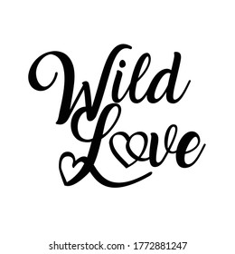 Diseño tipográfico de una palabra mezclada con un corazón rojo