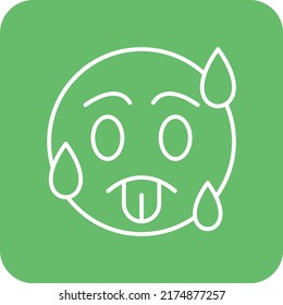Hot vector icon. Can be used for printing, mobile and web applications.