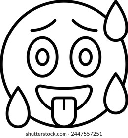 Hot vector icon. Can be used for printing, mobile and web applications.