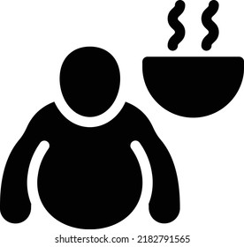 ilustración del vector caliente en un fondo transparente. Símbolos de calidad superior. Iconos vectoriales de glifos para diseño de conceptos y gráficos. 
