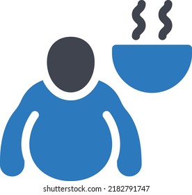 ilustración del vector caliente en un fondo transparente. Símbolos de calidad superior. Iconos vectoriales de glifos para diseño de conceptos y gráficos. 
