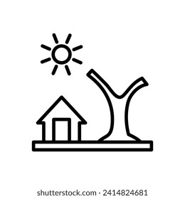 Diseño de iconos de línea de vector en caliente