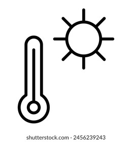 Hot Vector Line Icon Design
