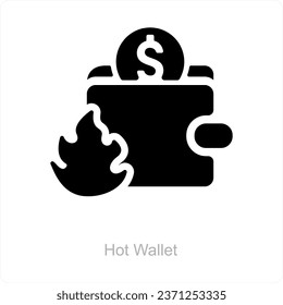 Symbol für Hot Wallet und Ballet