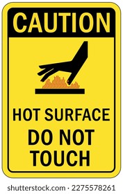 Warnschild und Etiketten