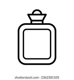 Hot water bag free medical icon vector design illustration