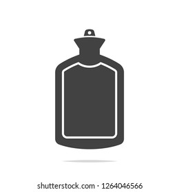 Hot Water Bag Icon Vector