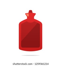 Hot water bag vector isolated