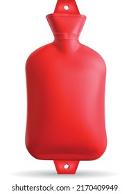 Hot water bottle. Vector EPS-10