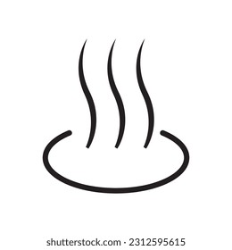 hot water icon vector template illustration logo design