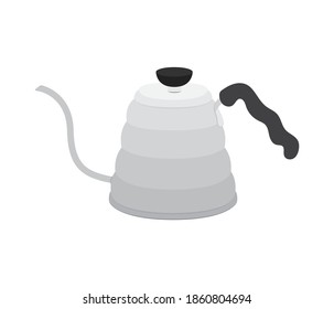 Hot Water Kettle, Kettle Icon, Electric Kettle, Kitchen Kettle, Hot Water Boiler, Vector Illustration Background