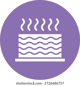 Ilustración de diseño de icono de Vector de agua caliente