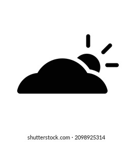 hot weather icon black solid. foe website, smartphone icone, ecommerce. style modern design