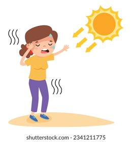 Hot Weather And Sunny Day