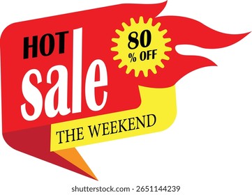 Hot weekend sale featuring 80 percent off discount