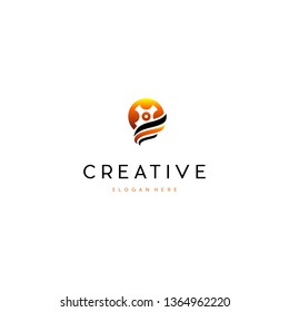 Hot Wheel Auto Creative Business Logo Design