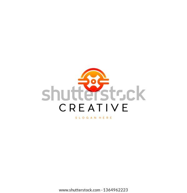 Hot Wheel Auto\
Creative Business Logo\
Design