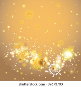 Hot winter background