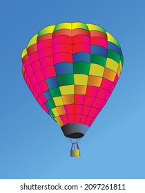 A hot-air balloon is a lighter-than-air aircraft consisting of a bag, called an envelope, which contains heated air. In modern sport balloons the envelope is generally made from nylon fabric, and 