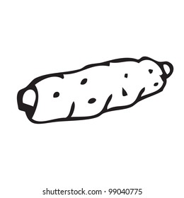 Hotdog cartoon