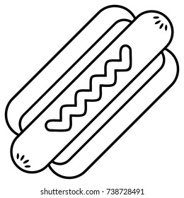 Hotdog or Hot Dog (also spelled hotdog), also known as a frankfurter or wiener, is a cooked sausage, traditionally grilled or steamed and served in a partially sliced bun.