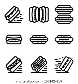hotdog icon isolated sign symbol vector illustration - Collection of high quality black style vector icons
