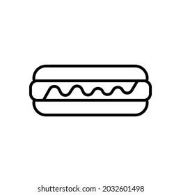 hotdog icon logo symbol illustration