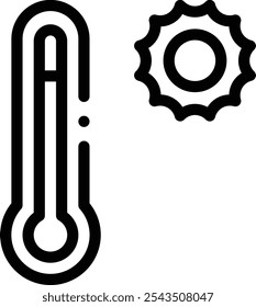hotdog icon. Thin Linear Style Design Isolated On White Background