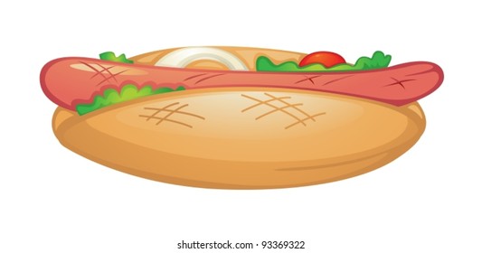 hotdog illustration