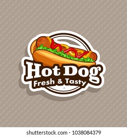 Hotdog Illustration Vector