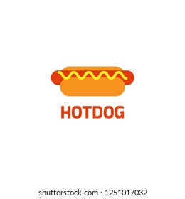 Hotdog Logo Graphic Design Template Vector Stock Vector (Royalty Free ...