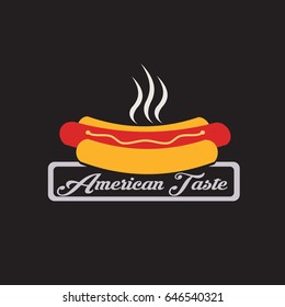 Hotdog logo vector