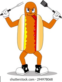 Hotdog Mascot