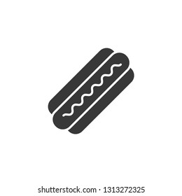 Hotdog modern simple vector icon