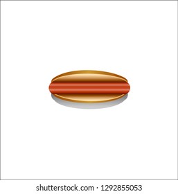 hotdog object vector