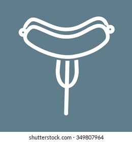 Hotdog, sausage, fries icon vector image. Can also be used for party. Suitable for use on web apps, mobile apps and print media