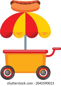 A Hotdog vector art and illustration