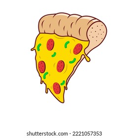 Hotdog vector illustration. Hotdog vector Illustration. Food vector isolated